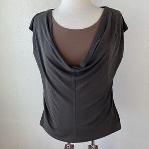 NWT Kasper Shoet Sleeve Blouse Top Size M